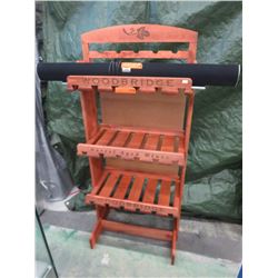 Floor standing wine rack