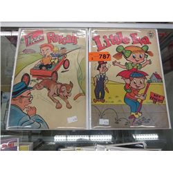 2 Vintage 12¢ Little Eva & Three Rascals Comics