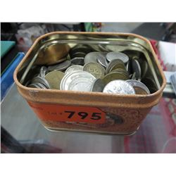 Tin of World Coins