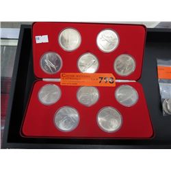 Air Canada Wings Across Time 10 coin set