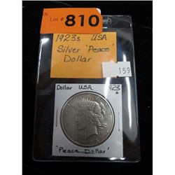 1923s USA Silver dollar - Peace Dollar