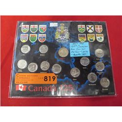 1867-1992 125th Anniversary CDN coin set