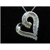 Image 1 : Sterling silver Diamond necklace