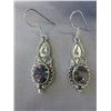 Image 1 : New oval cut Mystic Topaz  French hook earrings