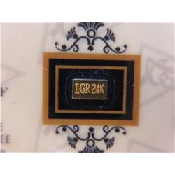 2 x .999 Gold Bullion certified Investor's Bars