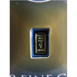 .9999 Solid gold serial numbered & certified bars