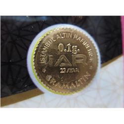 Turkish Mint 22KT gold coin