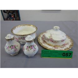 5 Royal Albert "Dimity Rose" bone china pieces