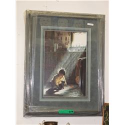 Framed print: "Tanya" by Carol Evans
