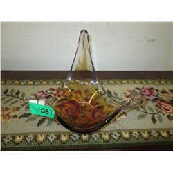 Vintage glass centerpiece bowl