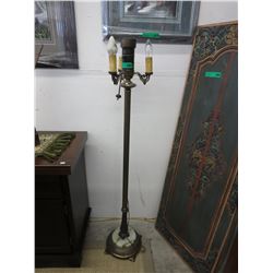Vintage brass floor lamp