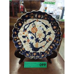 Hand painted English plate - circa 1860
