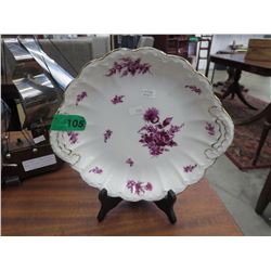 Limoges transfer ware dish - circa 1930's