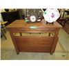Image 1 : Vintage mahogany pull out games table