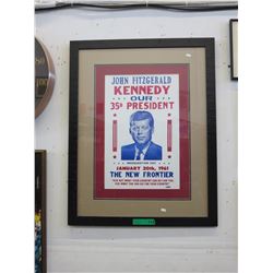 JFK Inauguration poster