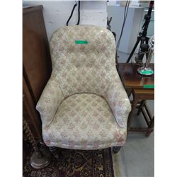 Victorian slipper chair
