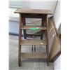 Image 1 : Victorian oak fold out step stool - ca 1890