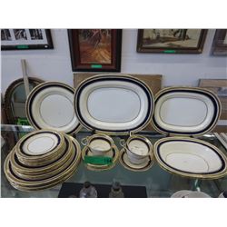 Vintage Aynsley "Embassy" Cobalt dinnerware