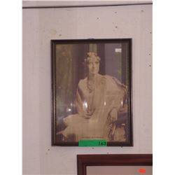 Vintage print of Queen Elizabeth