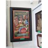 Image 1 : Framed Coca Cola advertising