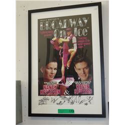 Autographed "Broadway on Ice" poster