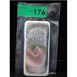 1 Kilo Hand-Poured Johnson Matthey Silver Bar