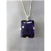 Image 1 : 20.74 CT Amethyst Pendant & chain
