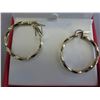 Image 1 : 9KT Yellow Gold Hoop Earrings