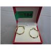 Image 2 : 9KT Yellow Gold Hoop Earrings