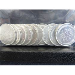 10 Silver Walking Liberty Art Rounds