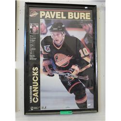 Framed Pavel Bure poster