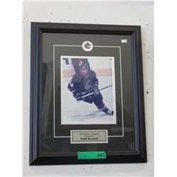 Autographed Todd Bertuzzi photo - framed
