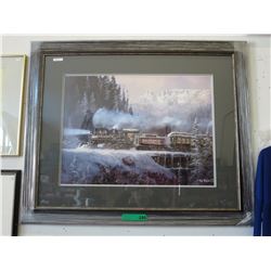 Framed print: "Hard Pull to Orway" by Ted Braylock