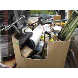 Skid of assorted misc. goods - mostly household