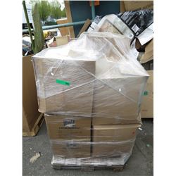 Skid of unsorted locker goods