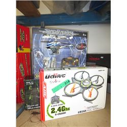 3 Remote control helicopters