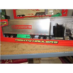 Die-cast metal & plastic truck & trailer