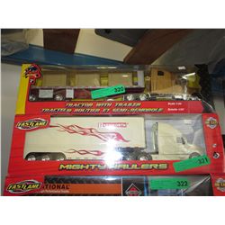 Die-cast metal & plastic truck & trailer