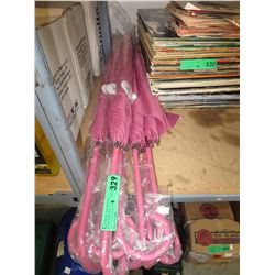 9 New pink umbrellas