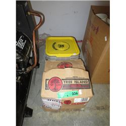 Two 50 pound containers of 1.25" nails