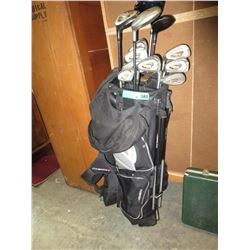 Golf bag & clubs - used