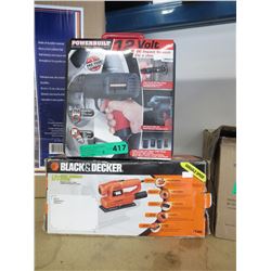 Electric 12 volt wrench & electric sander