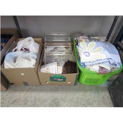 3 Containers of assorted household goods