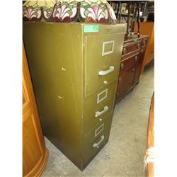 Vintage wood filing cabinet