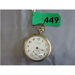 Vintage gold filled pocket watch