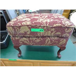 Upholstered foot stool - used