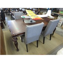 NEW - Table with 4 Contemporary Upholstered Chairs