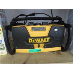 DeWalt electric shop radio