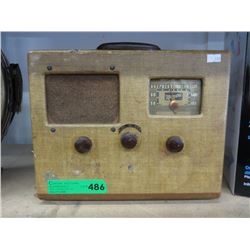 Vintage Marconi portable radio