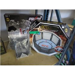 2 UFC play sets & 2 pairs of martial arts gloves